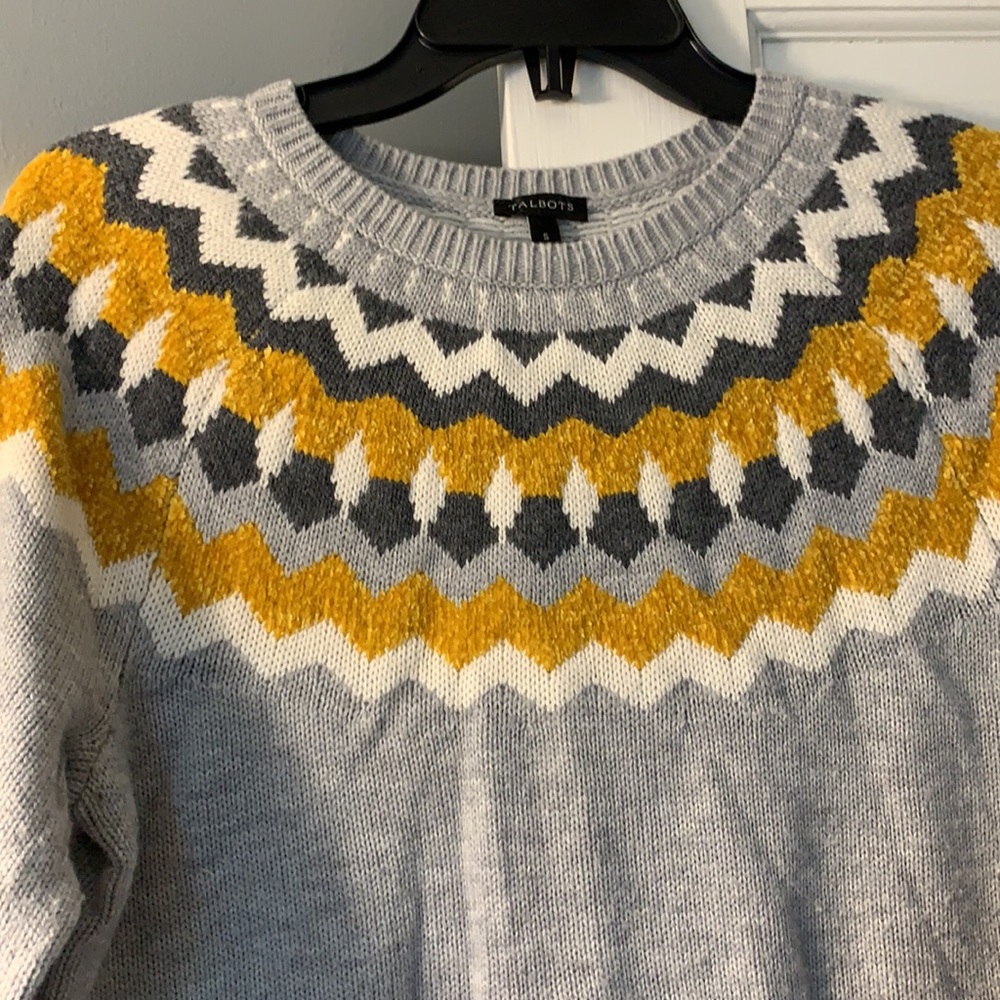 Talbots small lambs wool blend sweater. - Picture 2 of 5